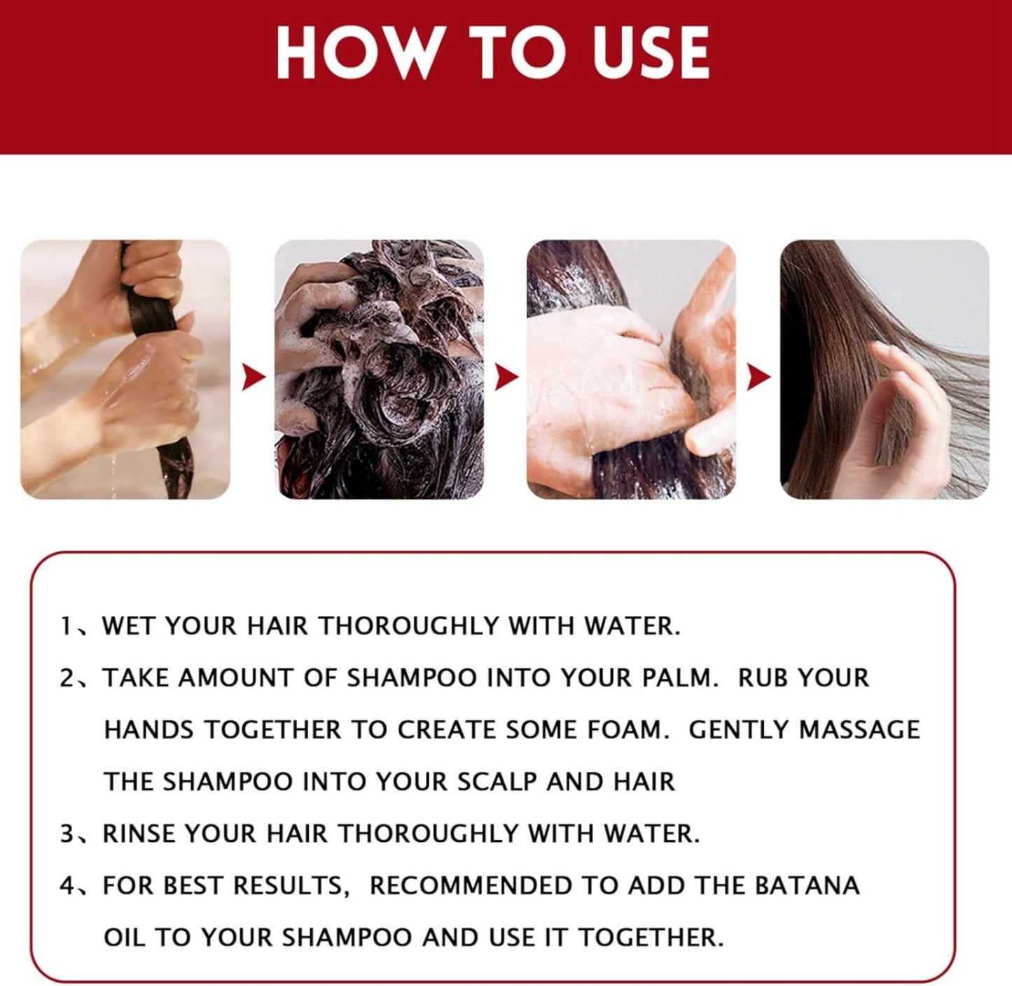 Batana Oil for Shampoo,Scalp Care Shampoo,Batana Oil for Healthy Hair,Mens Shampoo and Conditioner,Batana Oil Shampoo and Conditioner,Thinning Shampoo & Conditioner,Hair Loss Shampoo for Women
